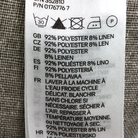 3/$25 H&M Ivory Pleated Drapy Top - Picture 6 of 6